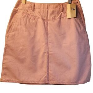 Vintage Lizwea by Liz Claiborne r Women's Shaded Pales Yoke Back Mini Skirt Pink